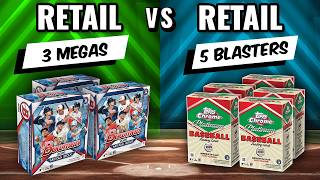 🚨3 AUTOS!! COLOR PARADE!🚨2026 BOWMAN MEGAS VS 2025 TOPPS CHROME PLATINUM BLASTERS