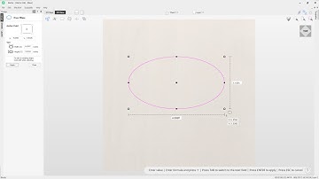 How to draw an ellipse in Vectric software | Creating Vectors | V12 Tutorials