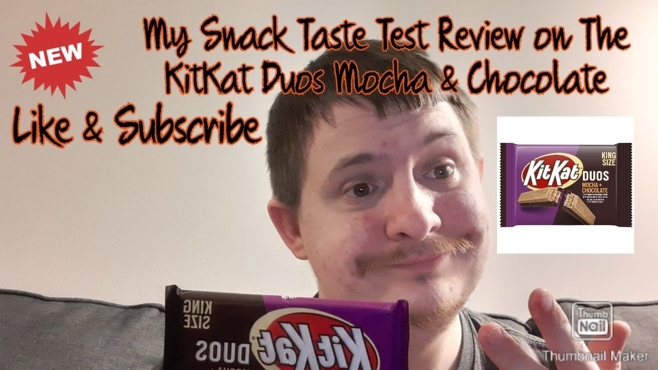 My Snack Taste Test Review on The KitKat Duos Mocha & Chocolate