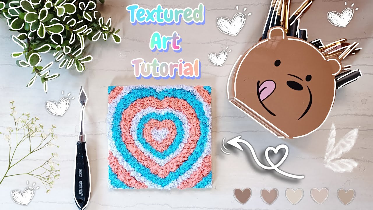 Textured Art Tutorial | Tissue Paper Art Tutorial | Brush And Beyond ✨🌷