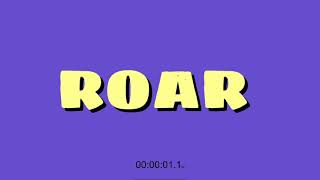 Katy Perry ~ ROAR [Lyrics] (One of the BEST SONG)