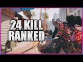 24 KILL GAME! | Placement Match | Rainbow Six Siege (Ranked)