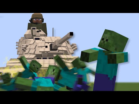 Minecraft Tank-Rampage System - Flans Mod Devblog #70