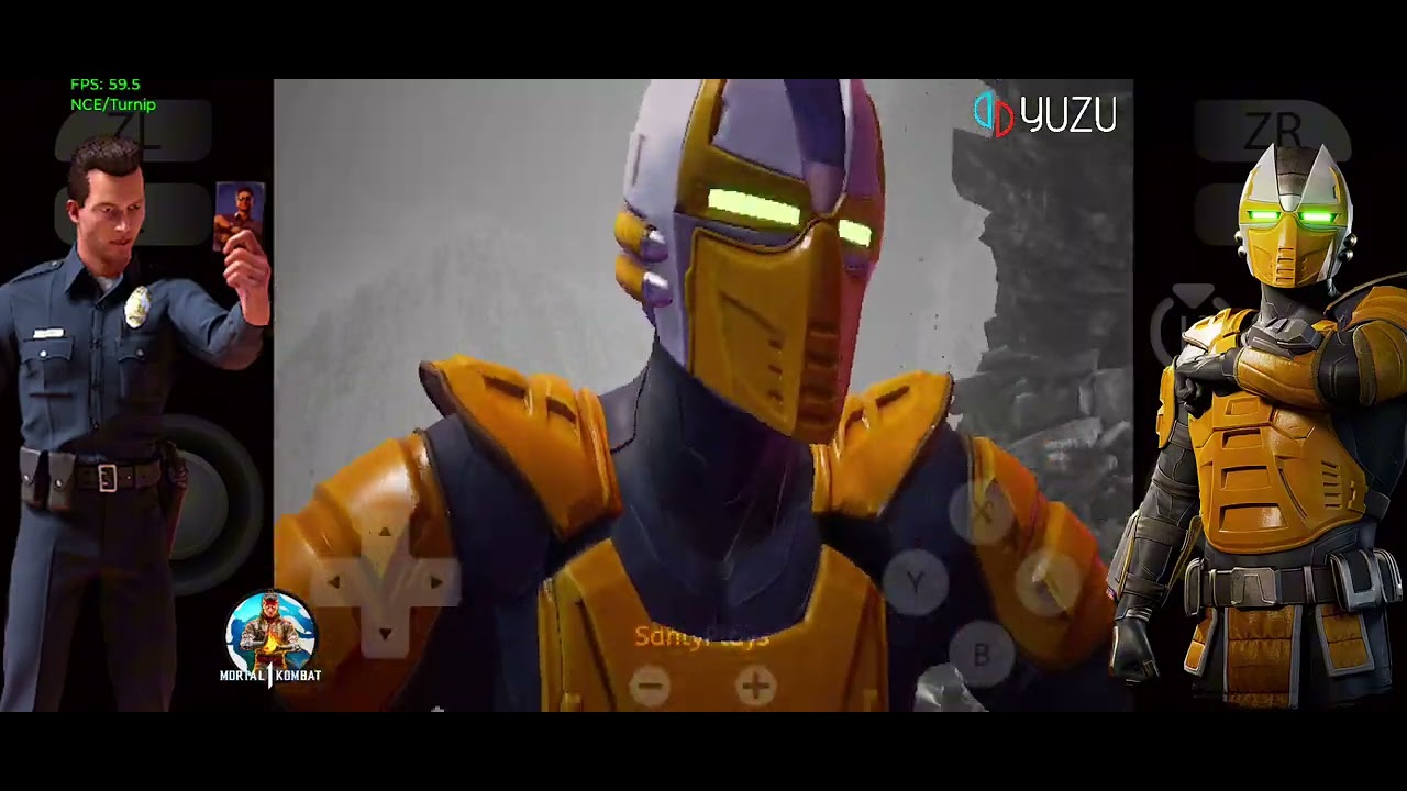 Mortal Kombat 1 / YUZU android / Snapdragon 8 Gen 1 ( T-1000 ) 