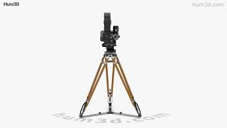 Retro Movie Camera 3D model by 3DModels.org screenshot 5