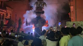 Ravan Dahan Moti Nagar double muhwala #ravan #dusshera2023