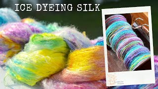 Ice Dyeing on Silk Tutorial
