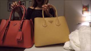 prada double bag saffiano cuir tamaris