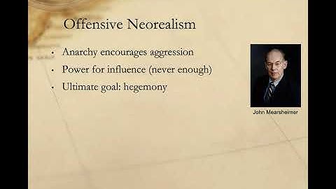 Offensive and Defensive Realism