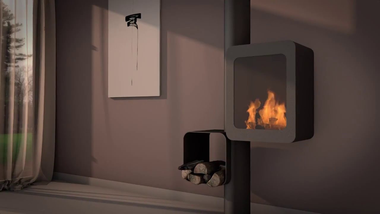 poêle - cheminée design Grappus
