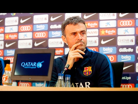 Luis Enrique's press conference ahead of Deportivo Alavés - FC Barcelona