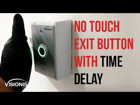 Indoor No Touch Request to Exit Button with Time Delay  and LED Light FEATURES (VIS-7013)