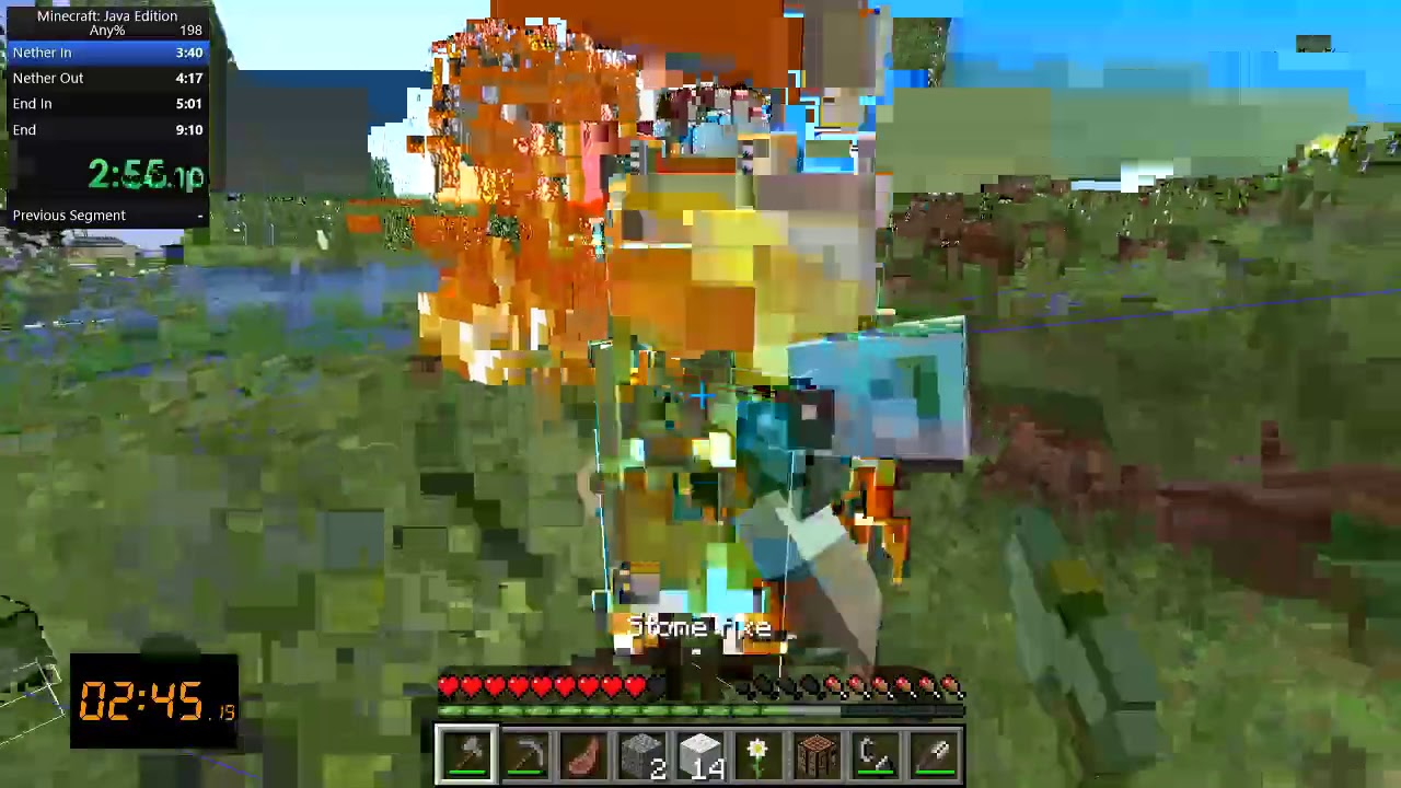 Minecraft Set Seed Glitchless Speedrun 1.8.8 | (