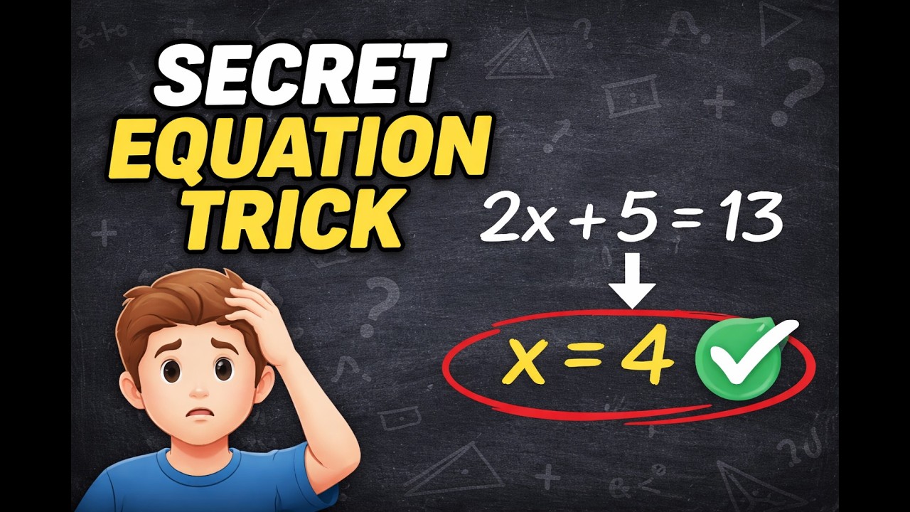 Two-Step Equations Made Easy | The Trick Every Student Must Know