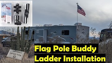 Flag Buddy Flag Pole RV Installation Kit 22 feet