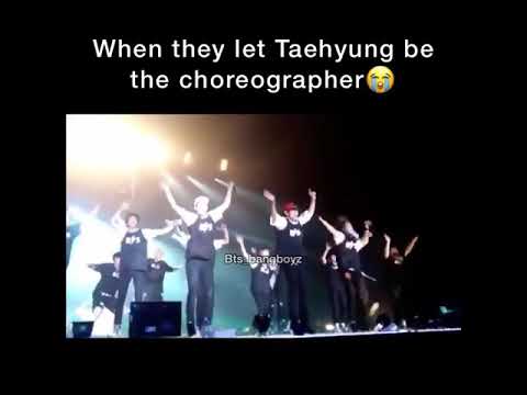 When they let taehyung be the choreographer 🤣🤣🤣🤣🤣🤣