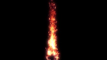 Blender 3D Fire Nodes Render Test Particle