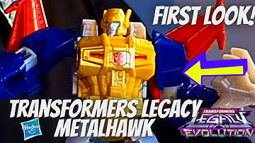 Transformers Legacy Evolution Voyager Metalhawk Figure First Look!! Hasbro Pulse FanStream