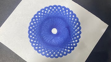 Simple Spirograph Art draw ASMR Satisfying video #spirograph #art #design