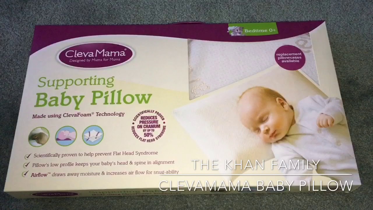 clevamama foam baby pillow