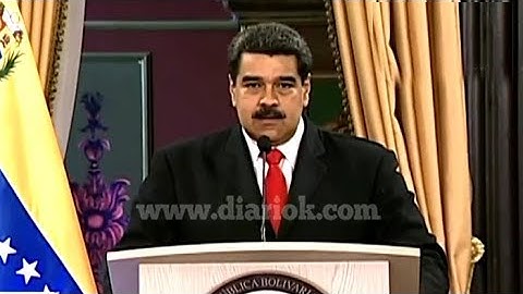 (Completo) El discurso de Nicolás Maduro tras el atentado