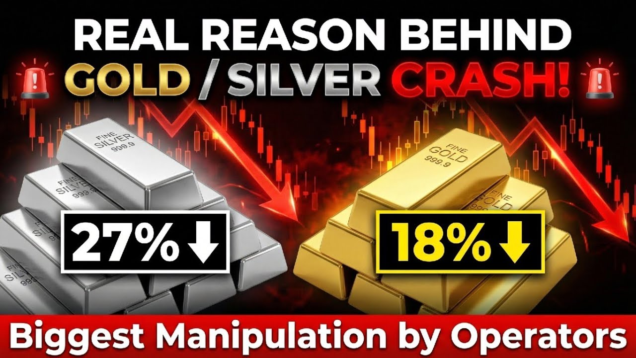 Why Silver Fell 27% in One Day | Real Reason Behind Gold & Silver Crash ...