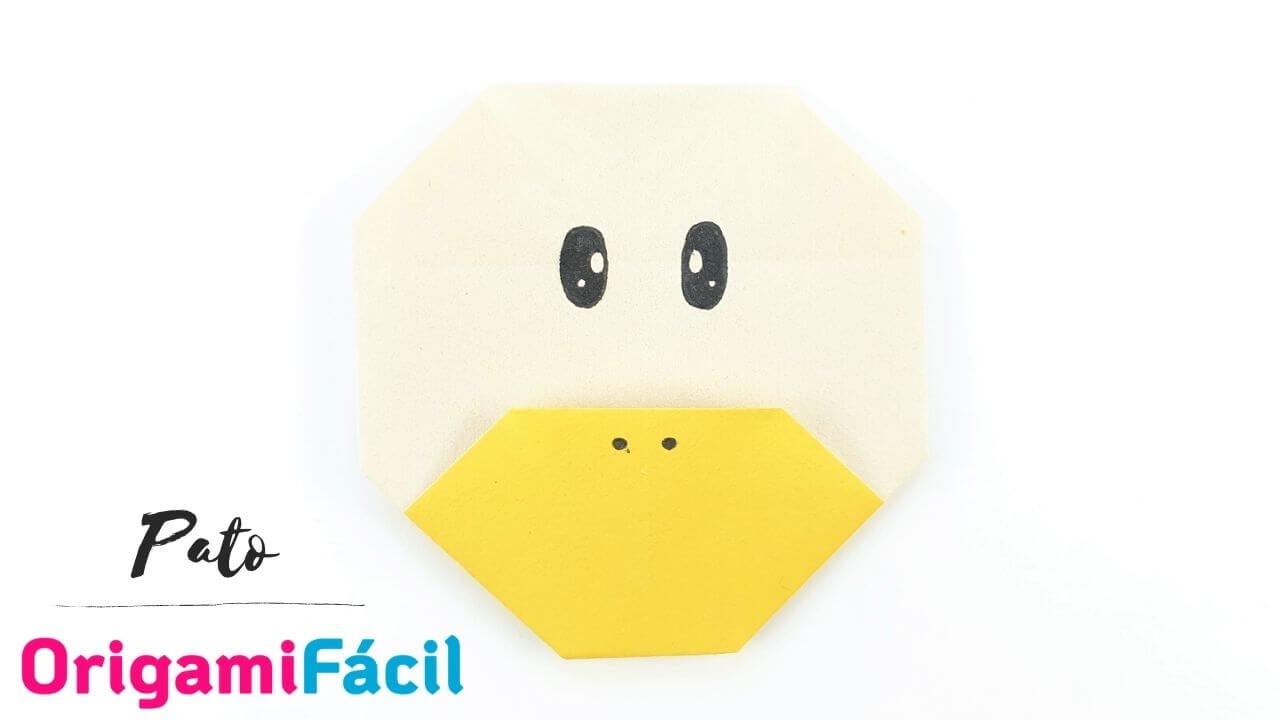 🦆 Pato de papel paso a paso fácil de hacer (Origami) YouTube
