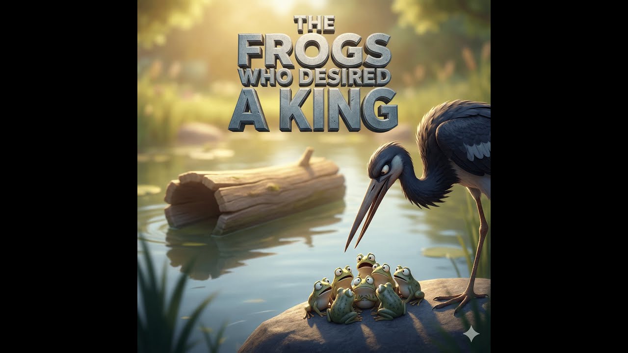 Learn English Through Story: The Frogs Who Desired a King