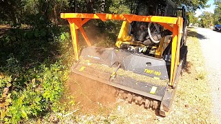 STREETSIDE MULCHDOWN WITH THE TMC CANCELA! CITY LOT IS OVERGROWN!