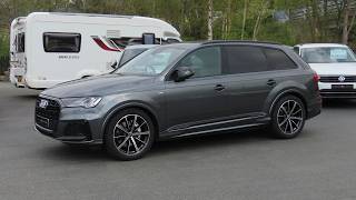2020 Audi Q7 3.0 V6 50 TDI Quattro Black Edition - Start up and full vehicle tour