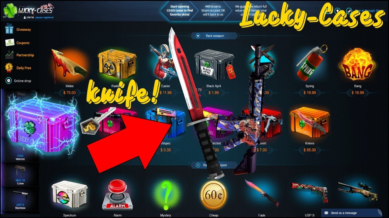 HUGE PROFIT!! 😱 $100+ PROFIT 😱 | Lucky-Cases.com