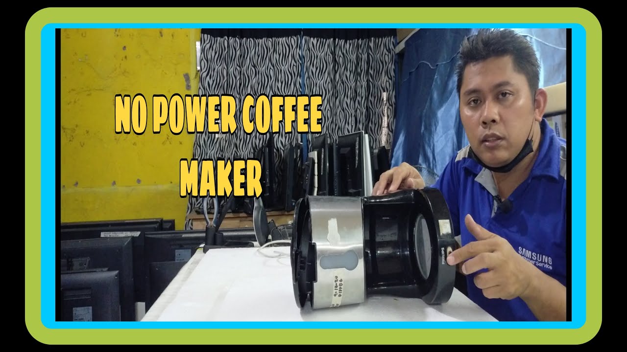 PHILIPS COFFEE MAKER NO POWER - YouTube