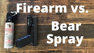 Firearm or Bear Spray? Detailed Analysis for Backpackers, Hikers & Hunters, Gun Bear Defense