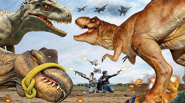T-Rex Chase - Part 102 - Jurassic World Dinosaur Fan Movie