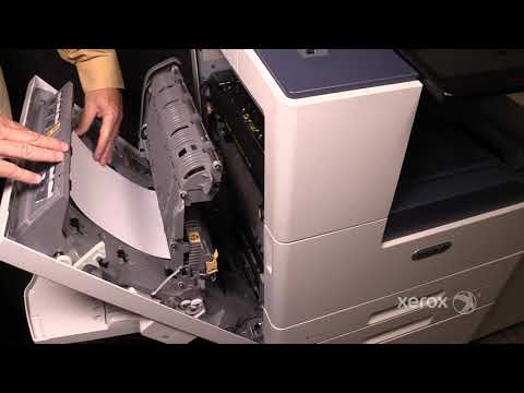 Xerox® AltaLink® B8090 Family Clearing a Jam in the Duplex Transport