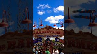 Is This Disney’s Shortest Ride? Barnstormer POV #shorts #disney #fun