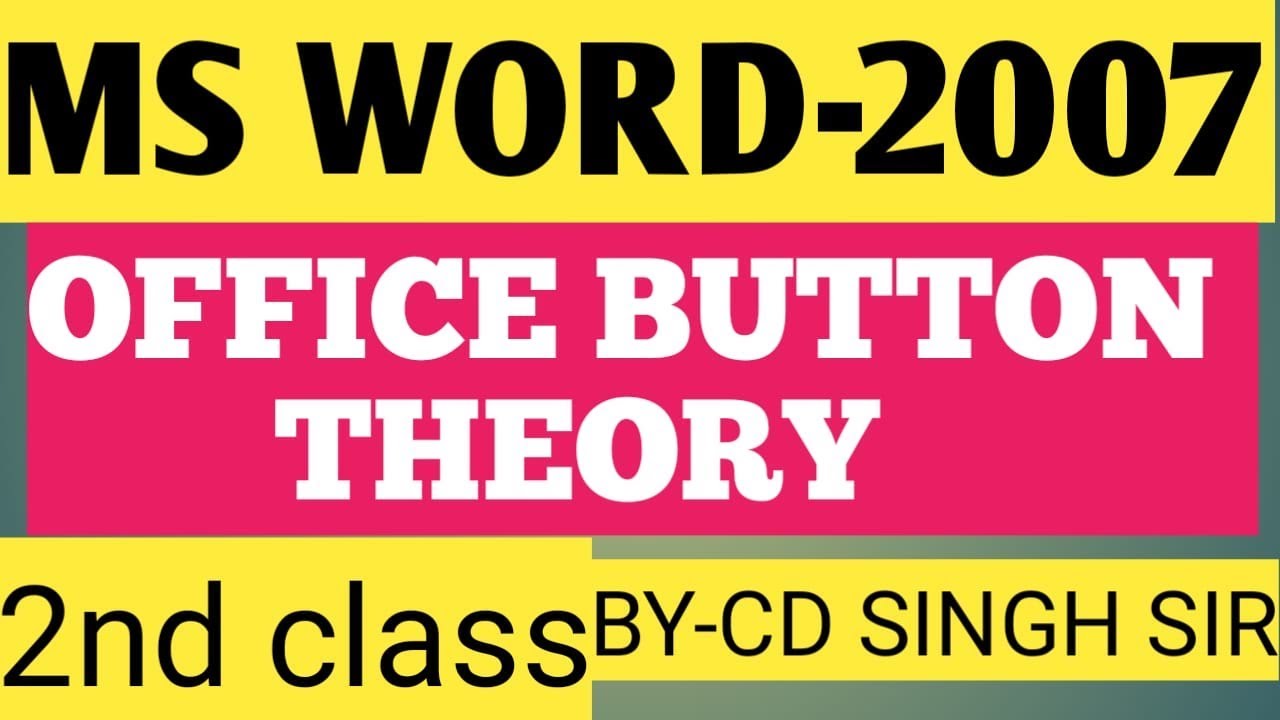 MS WORD 2007 YouTube ms-word-2007-youtube