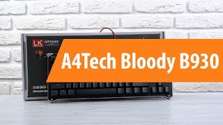 Видео Распаковка клавиатуры A4Tech Bloody B930 / Unboxing A4Tech Bloody B930 (автор: DNS Unboxing)