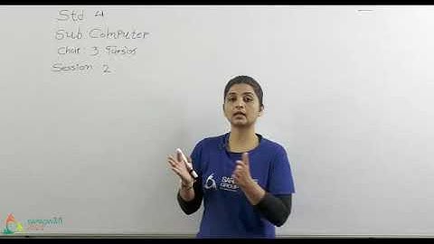 Computer || Std 4 || CHAPTER 3 || SESSION 2 || DATE  01-10-2020