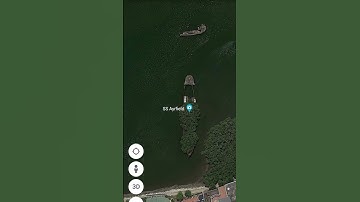 سفينة غريبة ومهجورة ومخيفة على خرائط جوجل 😱😰🌍