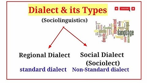 Dialect and its types|| Sociolinguistics| Regional and Social Dialects| Hindi & Urdu
