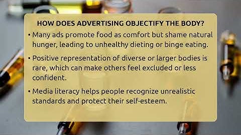 How Does Advertising Objectify The Body? - Inside Body Image