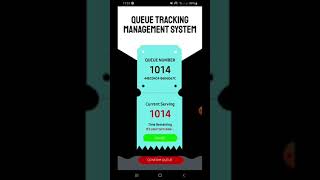 Queue Tracking Management System (Mobile Application) screenshot 4