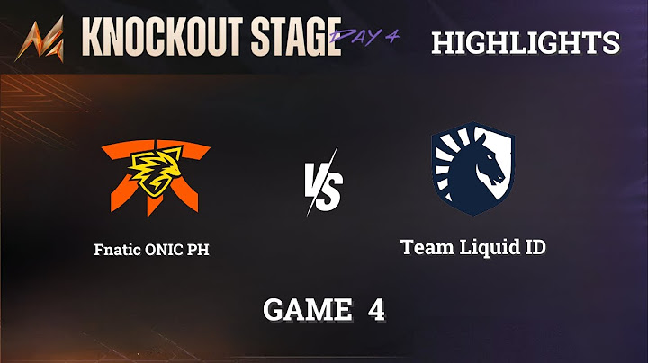 FNOP vs TLID Game 4 | MLBB M6 World Championship | Knockout Stage Day 4