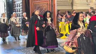 Ofrenda de frutos a la Virgen del Pilar 2023 Castilla La Mancha #pilaristasdelmundo