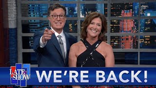 460 Days Later, Stephen Colbert Returns To THE Late Show Stage With A Full Audience