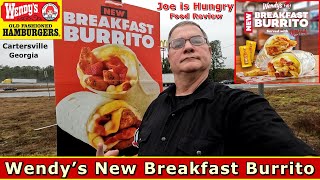 Wendy’s New Breakfast Burrito Review | With Cholula Hot Sauce and Bacon | Joe is Hungry 🌶️☕🥓🌞🥔🧀