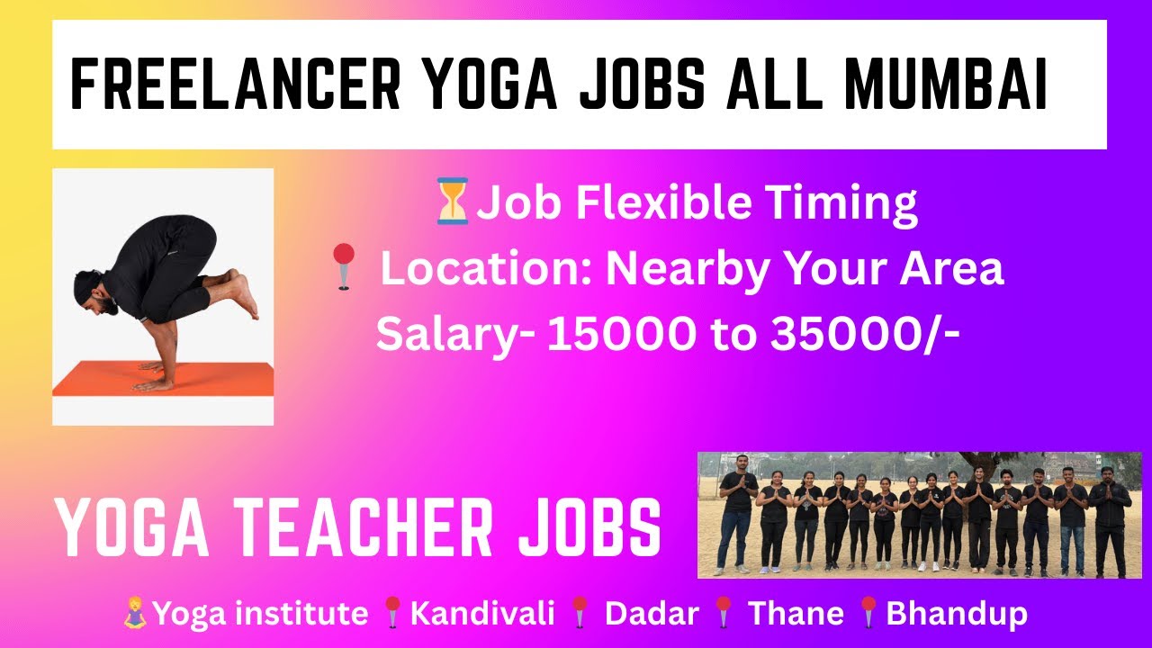 Yoga Job Vacancies Full & Part time all over Mumbai | Become a Yoga ...