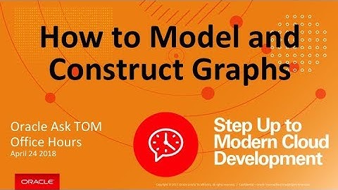 AskTOM Office Hours: How To Model and Construct Graphs