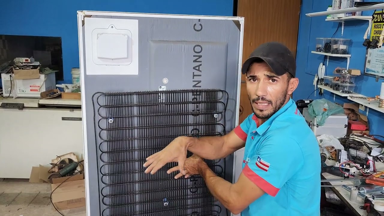 Geladeira Electrolux TF 55 não gela, vazamento de gás.